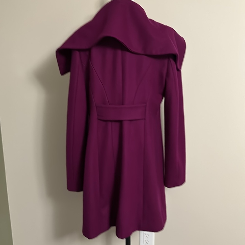 RW&Co Wool Coat Purple Size M - Picture 3 of 9